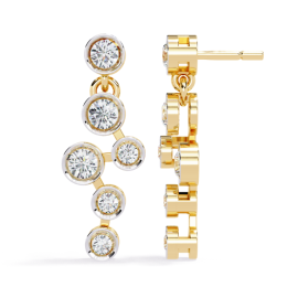 Tropical Hoops Earring