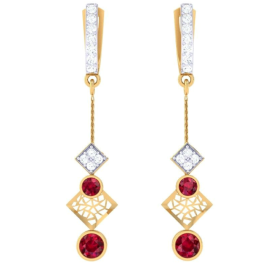 Wondorous Twirl Diamond Earrings