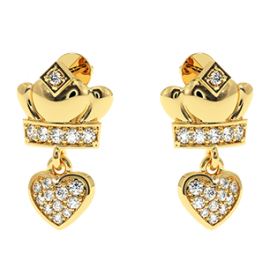 Rose-Tinted Earrings