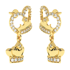 Whimsical Love Studs