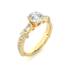 Stunning Three-Stone Engagement Rings